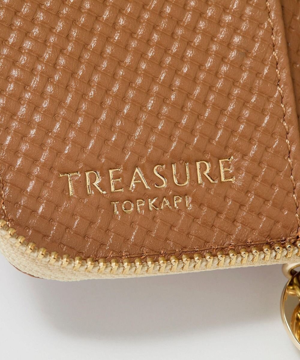 TOPKAPI 【TREASURE TOPKAPI】クロスエンボス レザー キーケース 