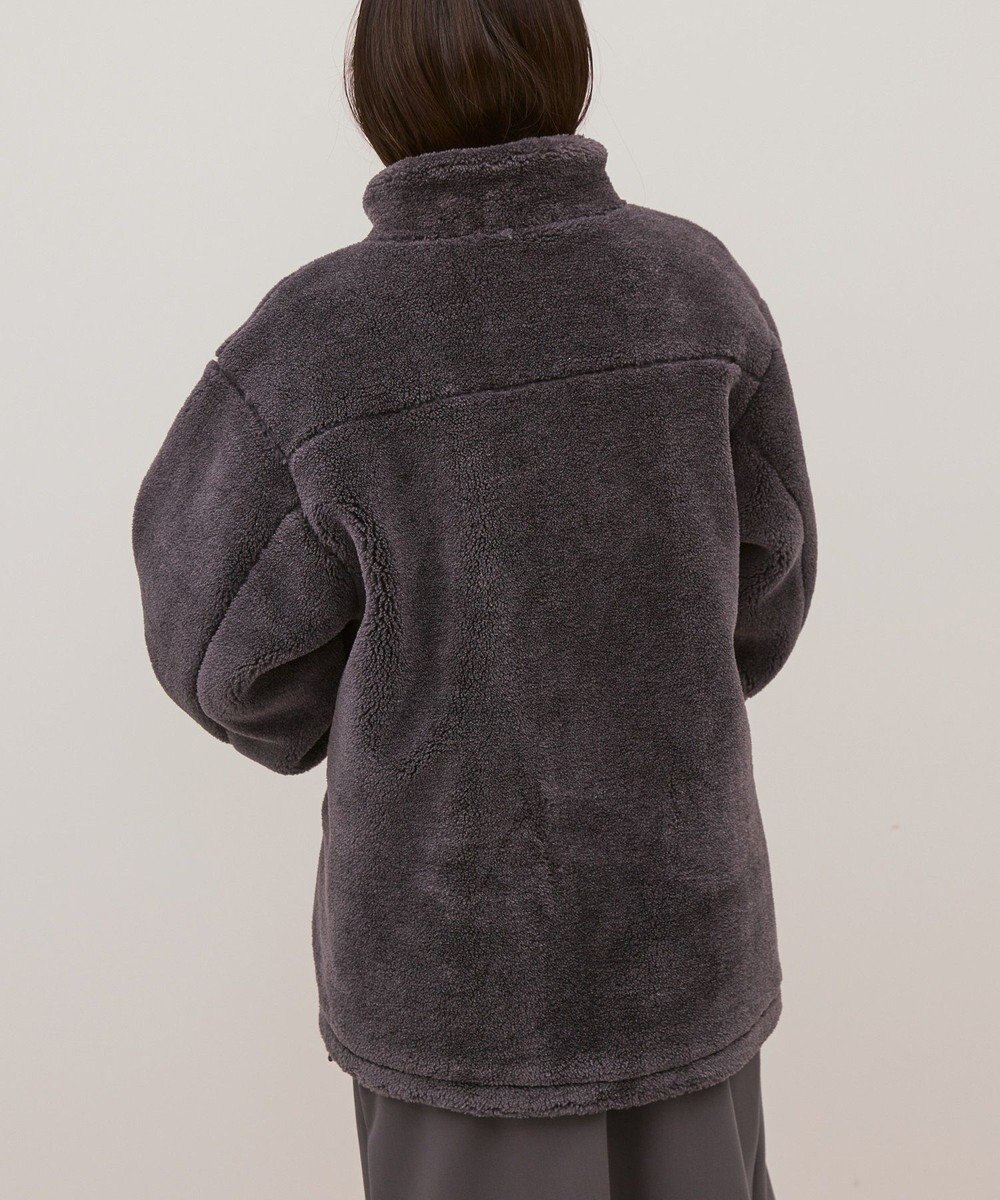 AMERICAN HOLIC スタンドカラーミニファーブルゾン 