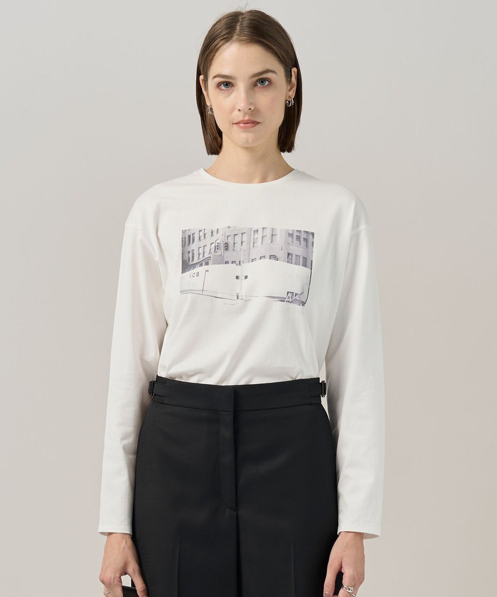 ICB 【30th ANNIVERSARY】New Yorkフォトプリント ロングスリーブTシャツ 