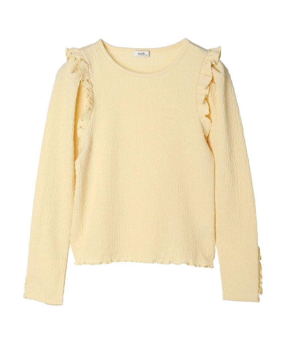 earth music&ecology シャーリングカットプルオーバー 
