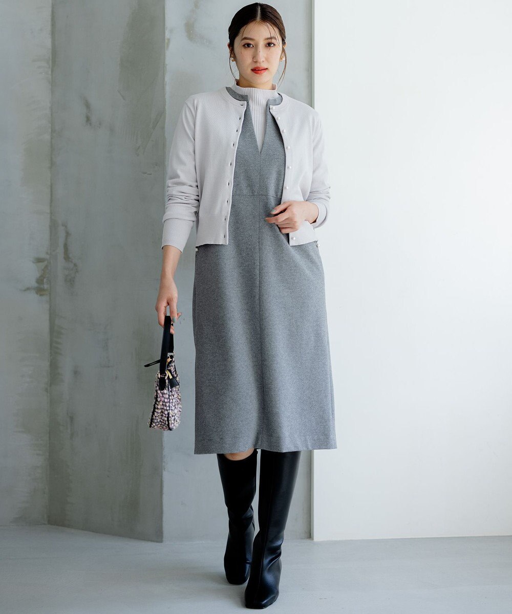 組曲 ホールガーメント ハイネックニット 