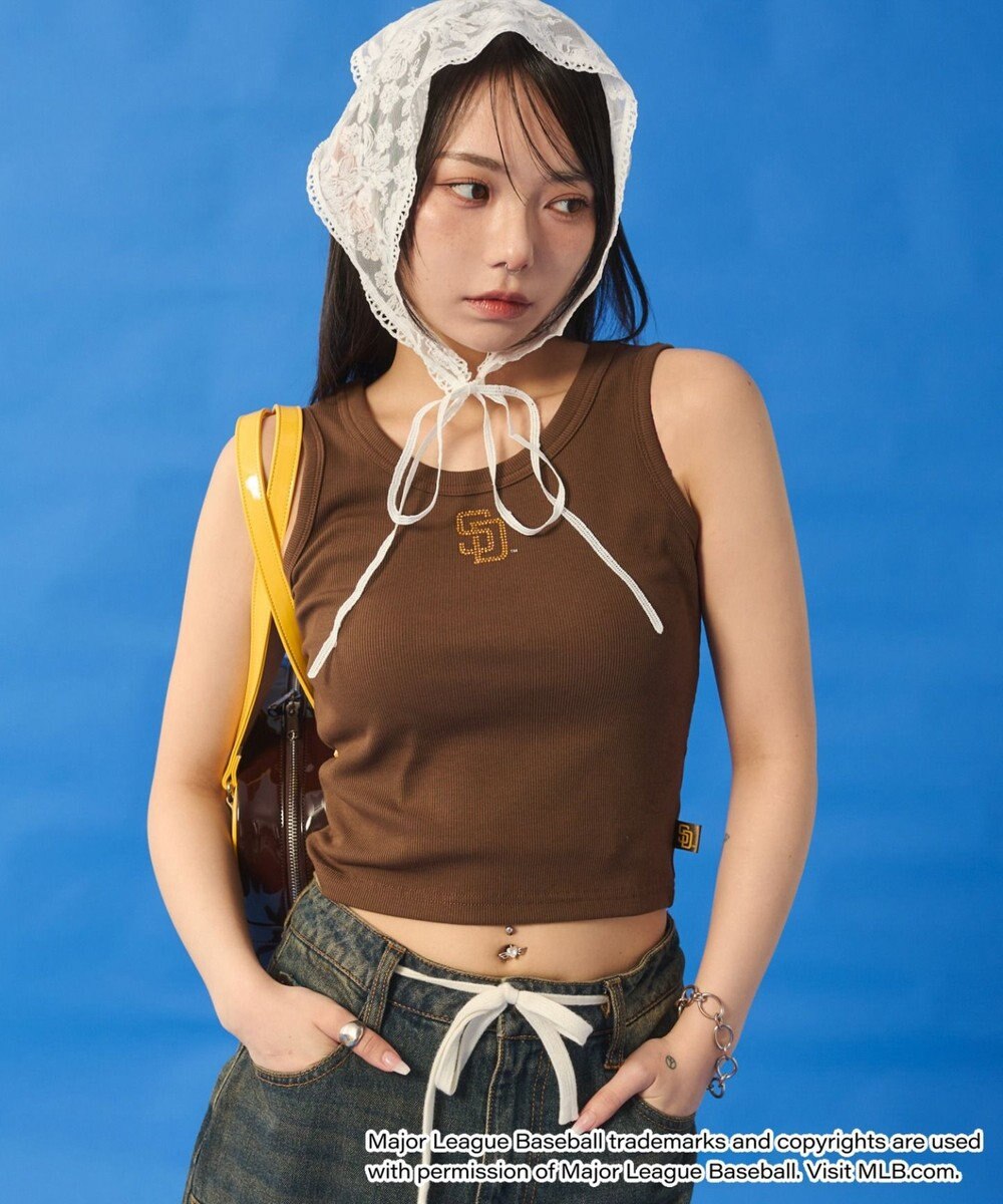 WEGO 別注MLBラインストーンタンク 