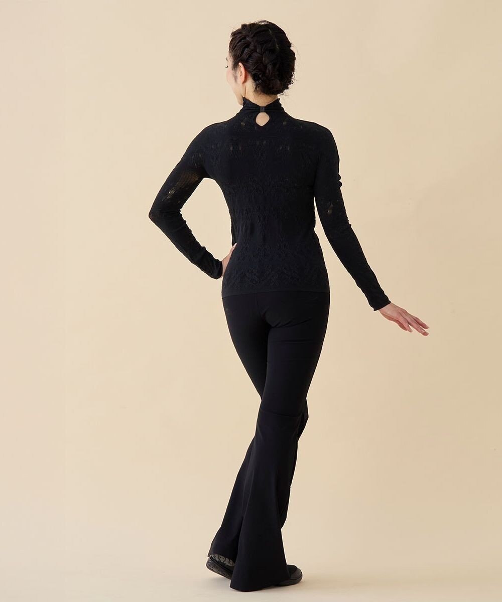 Chacott 【ノーソーイングニット】ホールハイネックニットトップ 