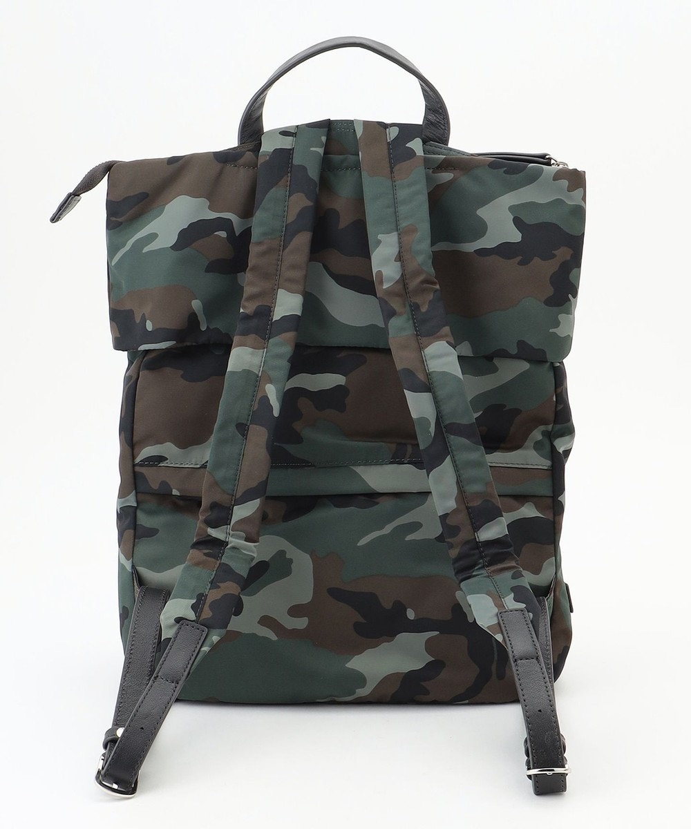 Y'SACCS ナイロン牛革リュック 