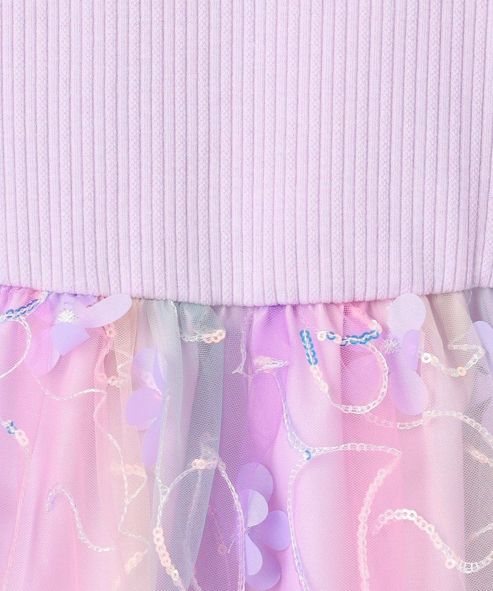 ANY KIDS フラワーチュール ドッキングワンピース 