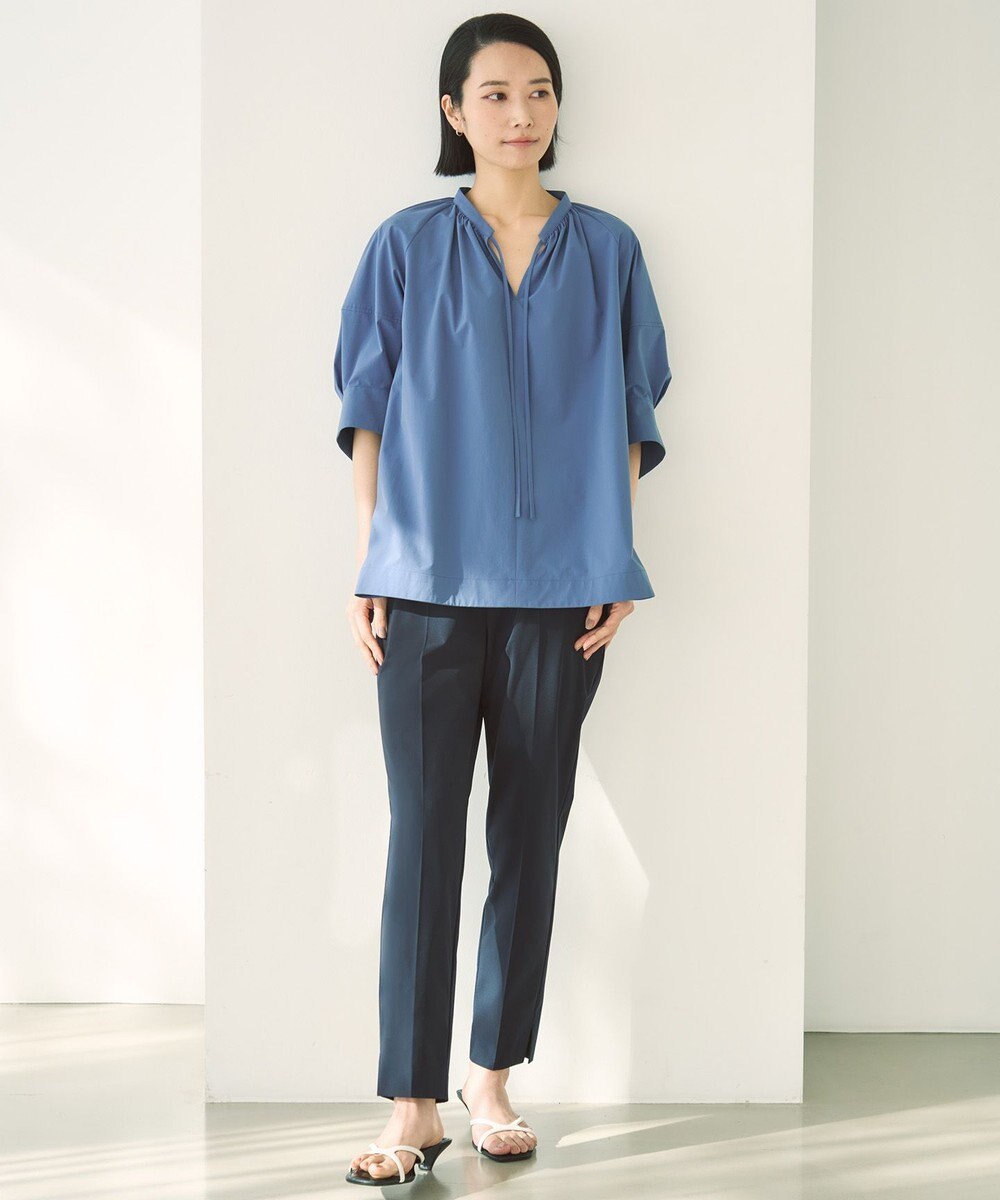 UNFILO FINE MOVE ランタンブラウス 