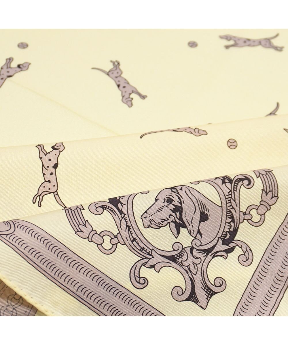 Marca 【Marcaオリジナル】ドッグ 小判 シルクツイル スカーフ 