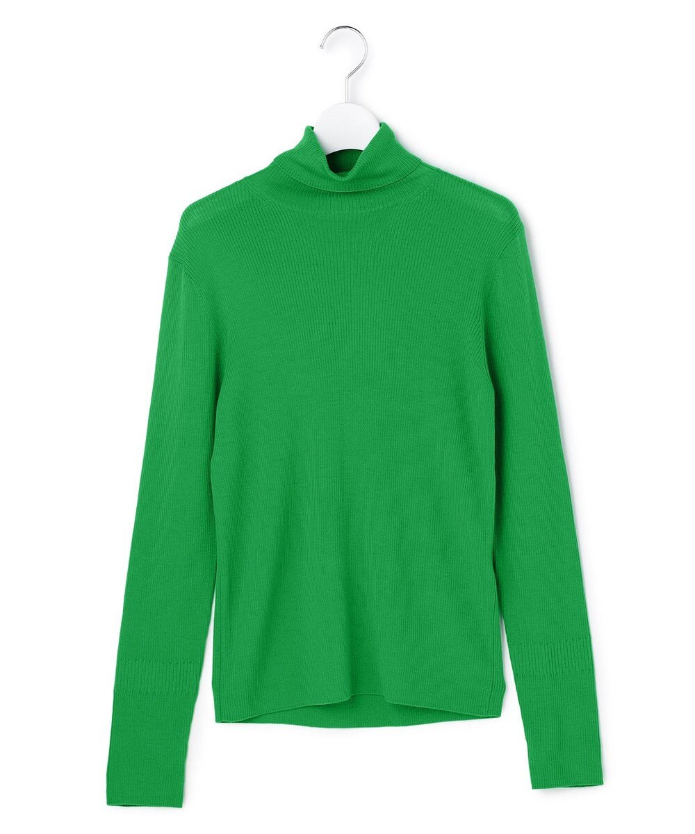 ICB L 【新色追加】エクストラファインメリノリブ タートルネックプルオーバー 