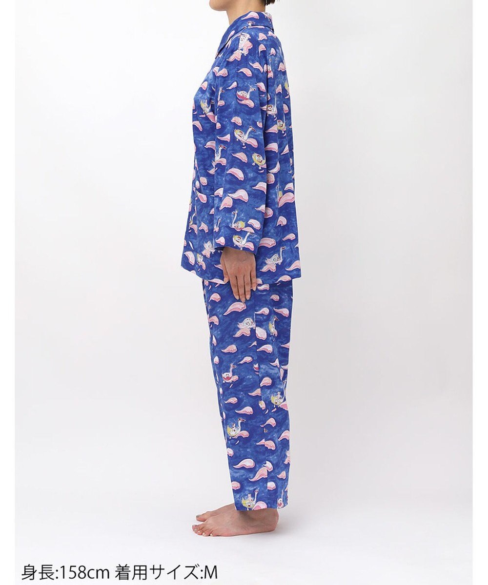 tsumori chisato SLEEP ツモリチサト パジャマ 綿100%(本体) 楊柳素材 9分袖 長袖 9分丈 レディース UDT310 /ワコール 