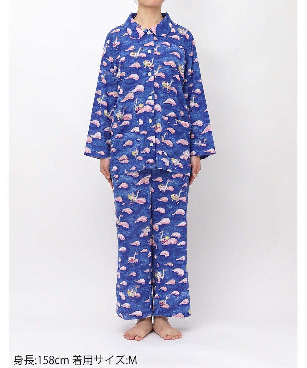 tsumori chisato SLEEP ツモリチサト パジャマ 綿100%(本体) 楊柳素材 9分袖 長袖 9分丈 レディース UDT310 /ワコール 