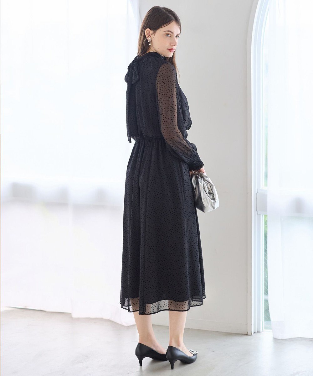 23区 S 【APPLAUDIR】シアードットフロッキー ドレス 