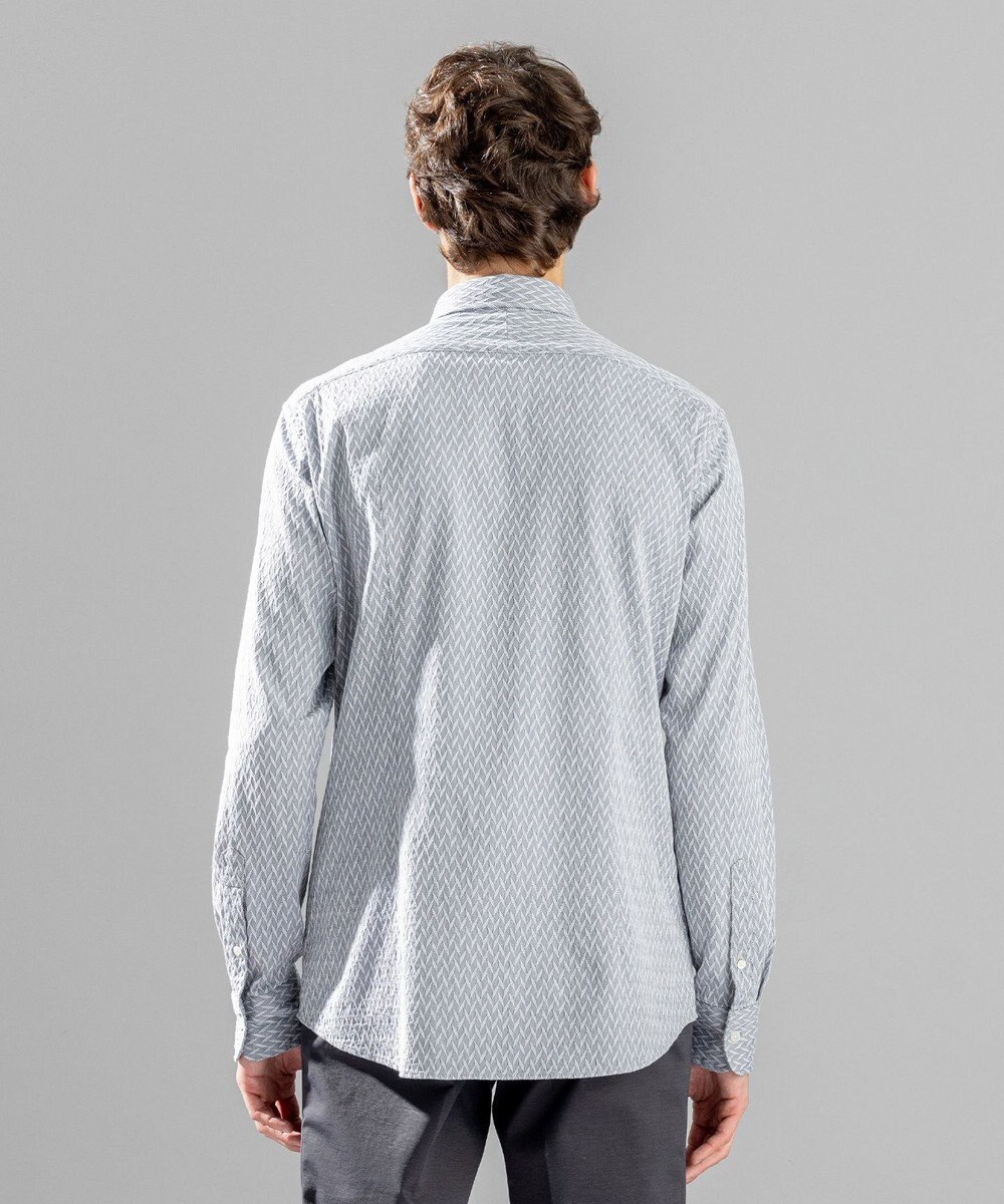 JOSEPH HOMME アロージャガードストレッチ　レギュラーカラーシャツ 