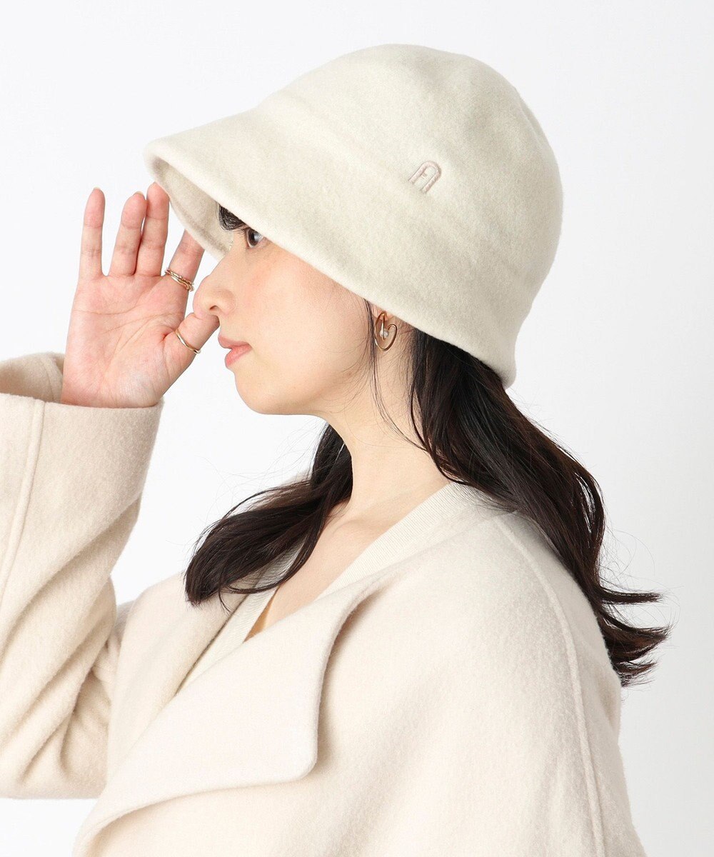 MOONBAT FURLA(フルラ) バスク つば裏ラインクロッシェハット 日本製 