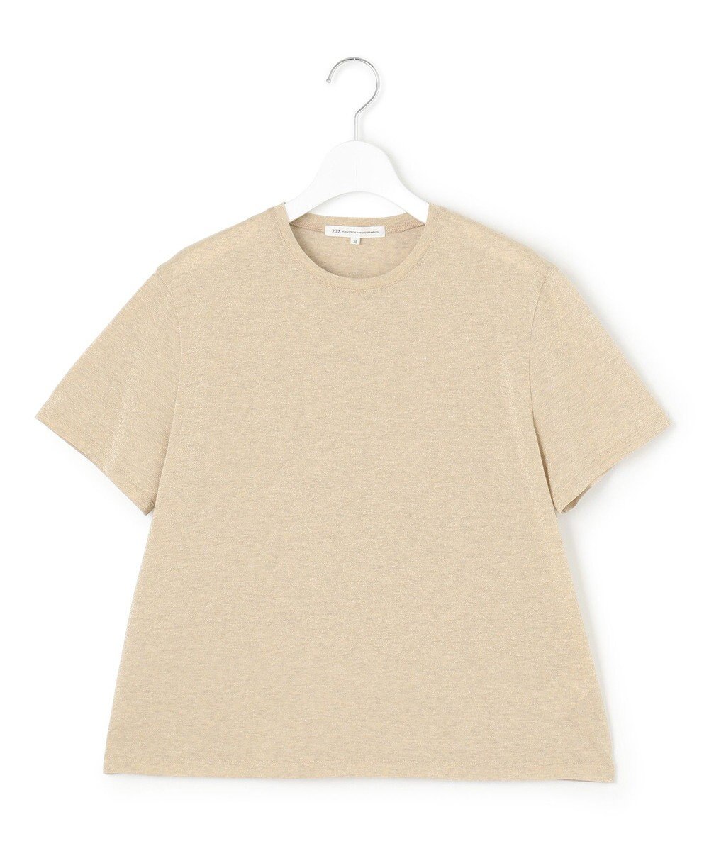 23区 【洗える】ラメジャージ TEE 