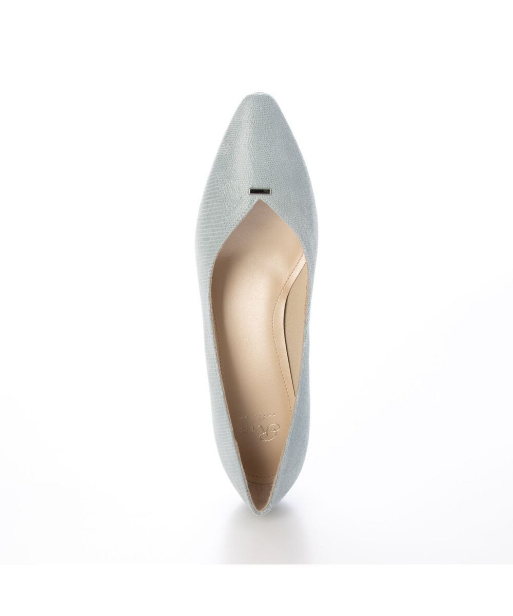 Riz raffinee <Riz raffinee>Vカットリザードプリントパンプス 