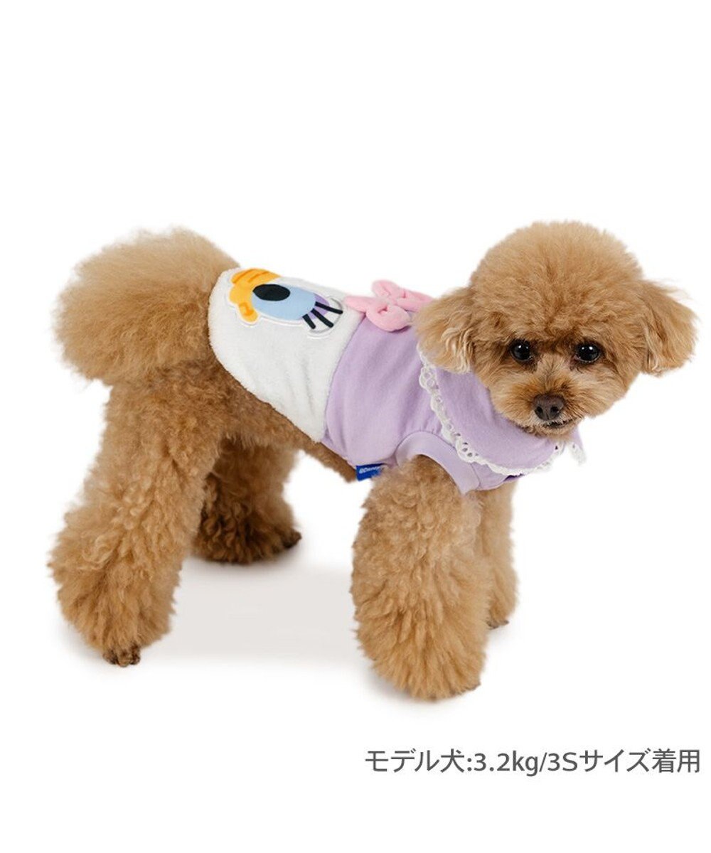PET PARADISE ディズニー デイジーダック 顔 ふわ トレーナー 小型犬 