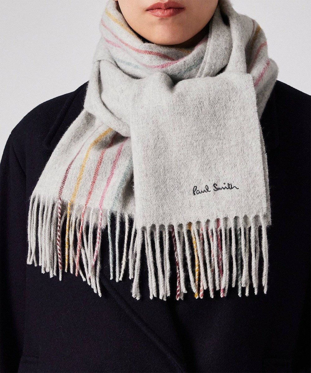 Paul Smith スワール ライン マフラー 