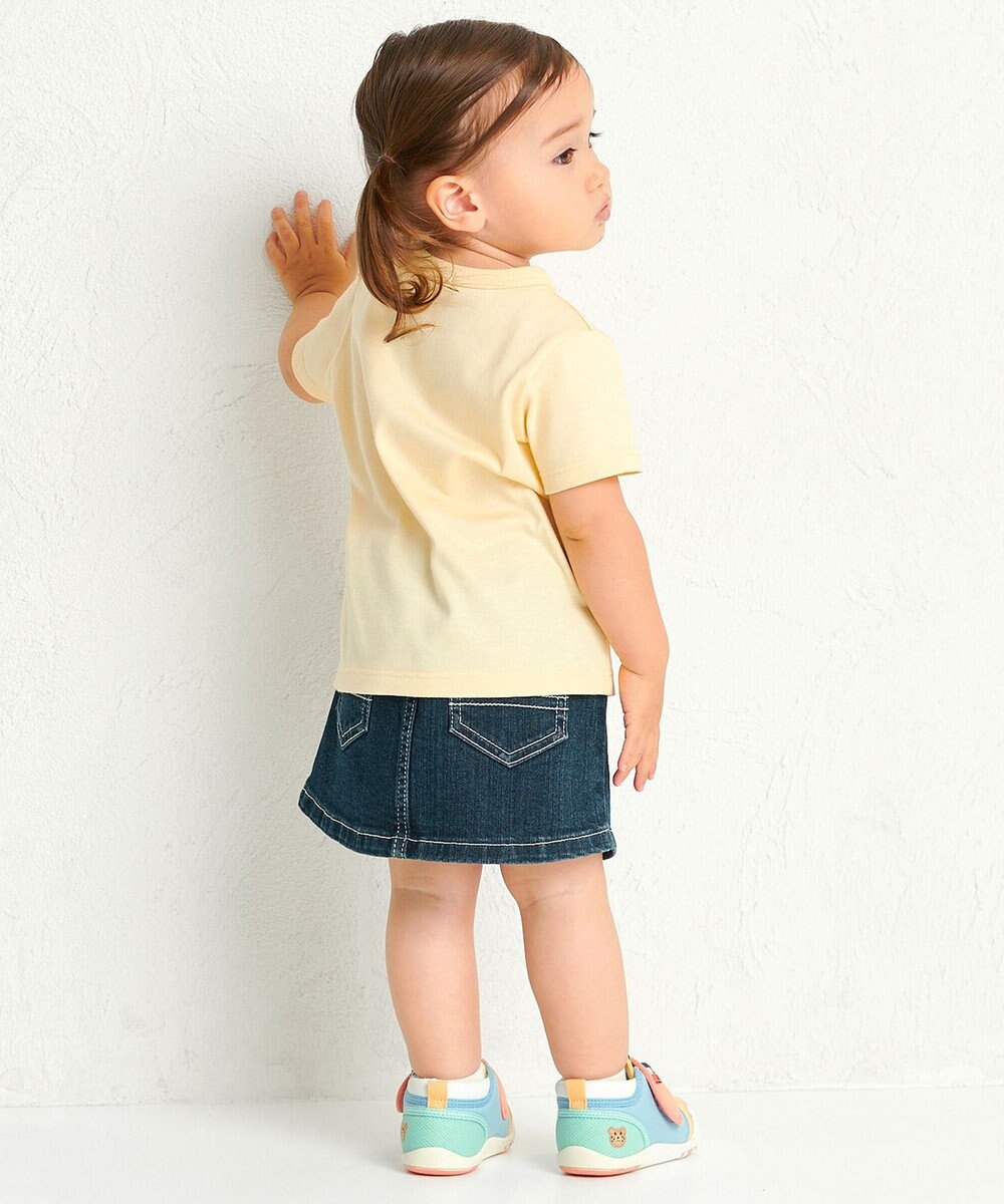 MIKI HOUSE HOT BISCUITS 【70-120cm】【Everyday Series】ワンポイント 半袖Tシャツ 