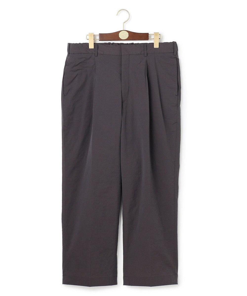 J.PRESS MEN 【J.PRESS ORIGINALS】【UNISEX】High Power Stretch Mechanical 1Tuck Slacks / New Wide Piped Stem 