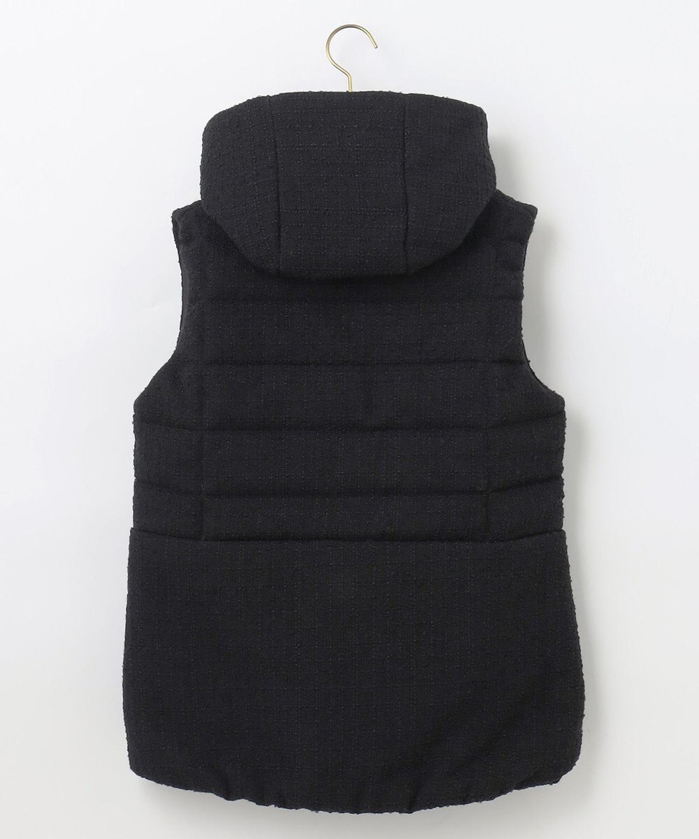 組曲 【中綿・軽羽織】フード付きパディングベスト 