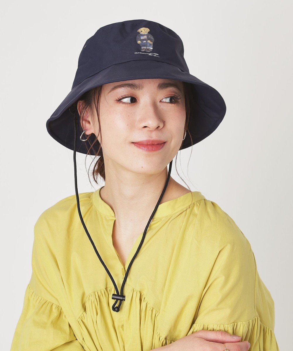 MOONBAT 【WEB限定】POLO RALPH LAUREN（ポロ ラルフ ローレン）遮光 レインハット  FLAG BEAR ポロベア 