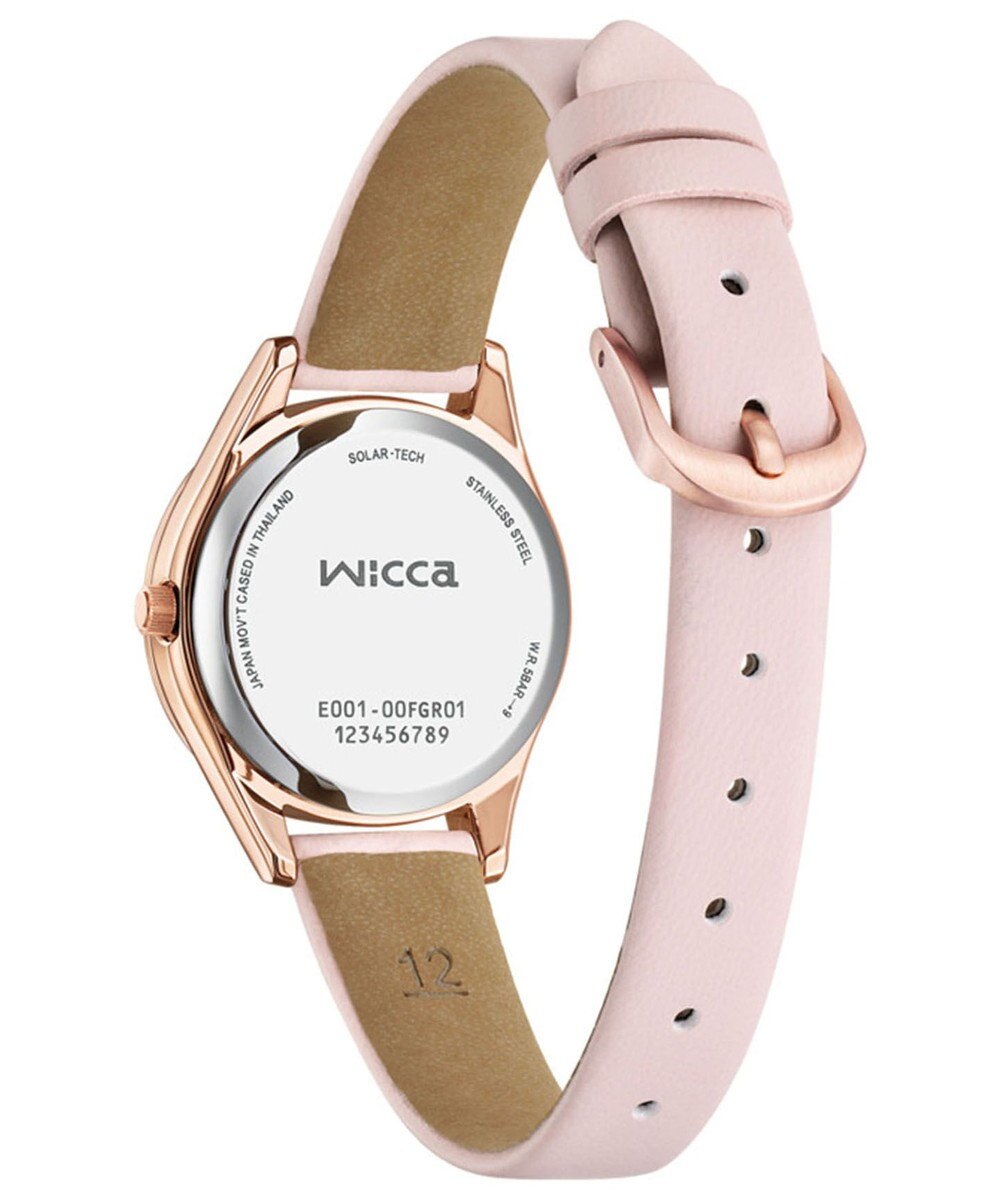 CITIZEN 【電池交換不要 ソーラーテックウオッチ】wicca「ACTIVE LINE」KH3-762-10 ピンクゴールド ピンクベージュ 