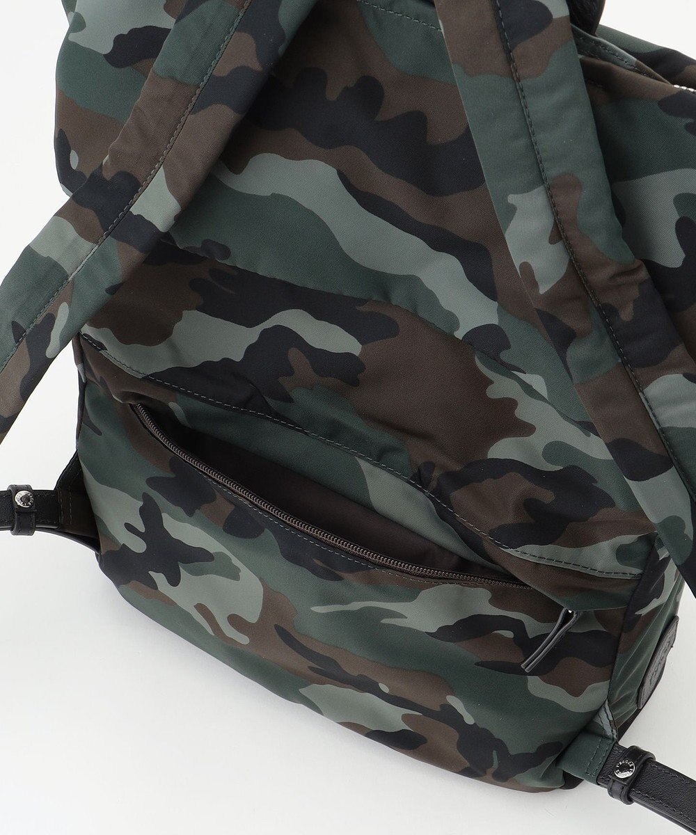 Y'SACCS ナイロン牛革リュック 