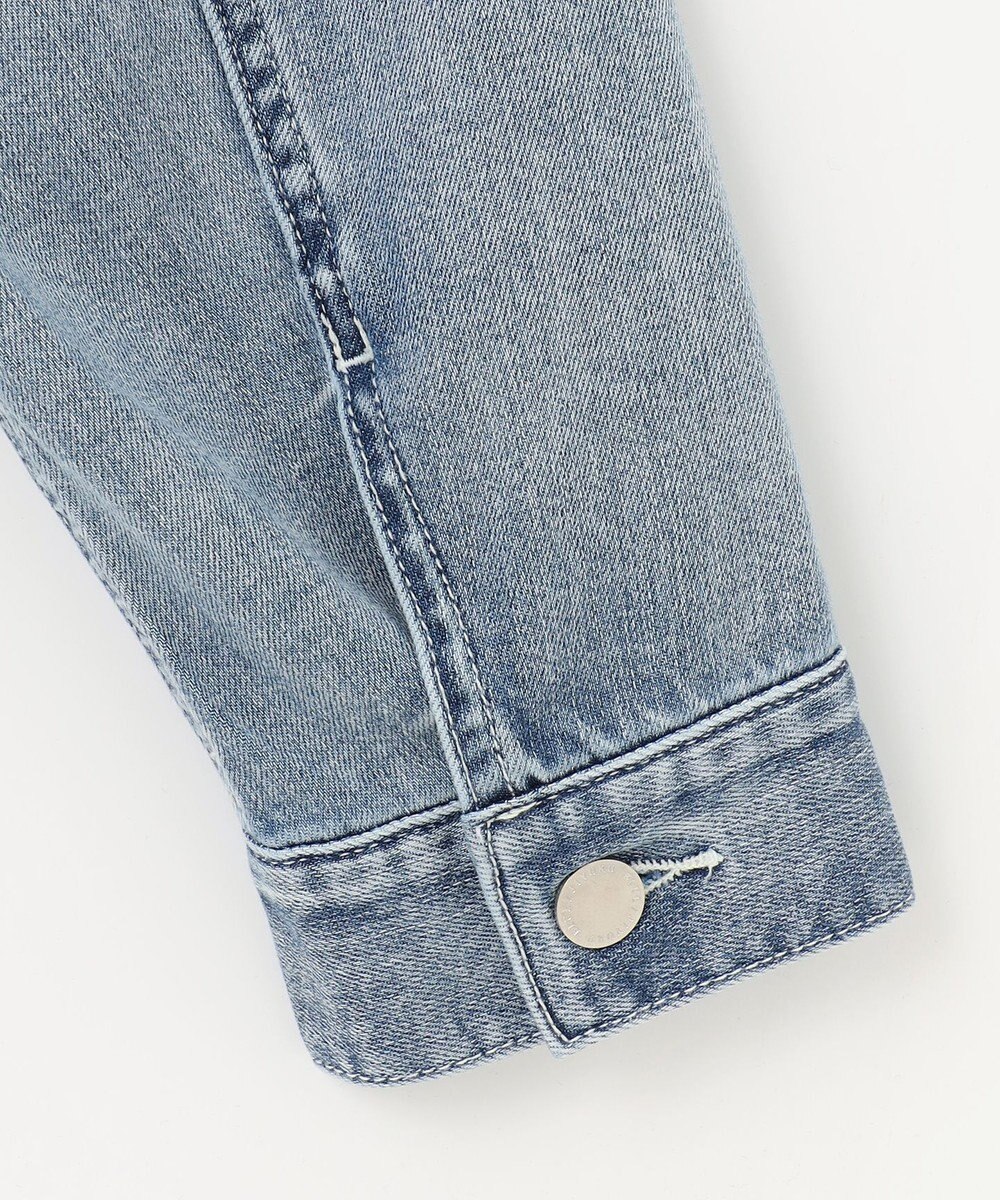 自由区 L 【ご好評につき追加生産・洗える】USUKARU DENIM ノーカラージャケット 