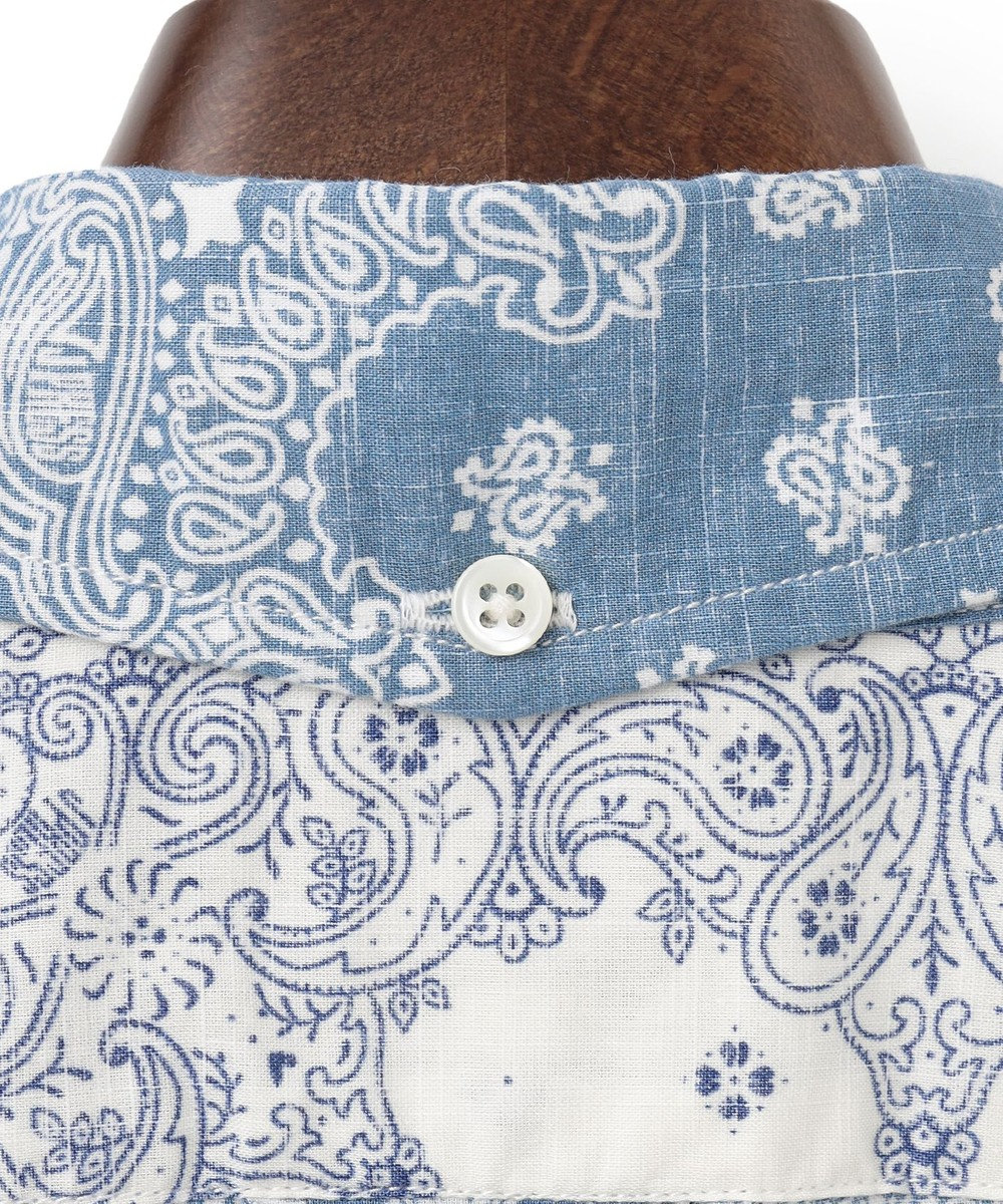 J.PRESS MEN ペイズリーバンダナプリント クレイジーパターンシャツ 