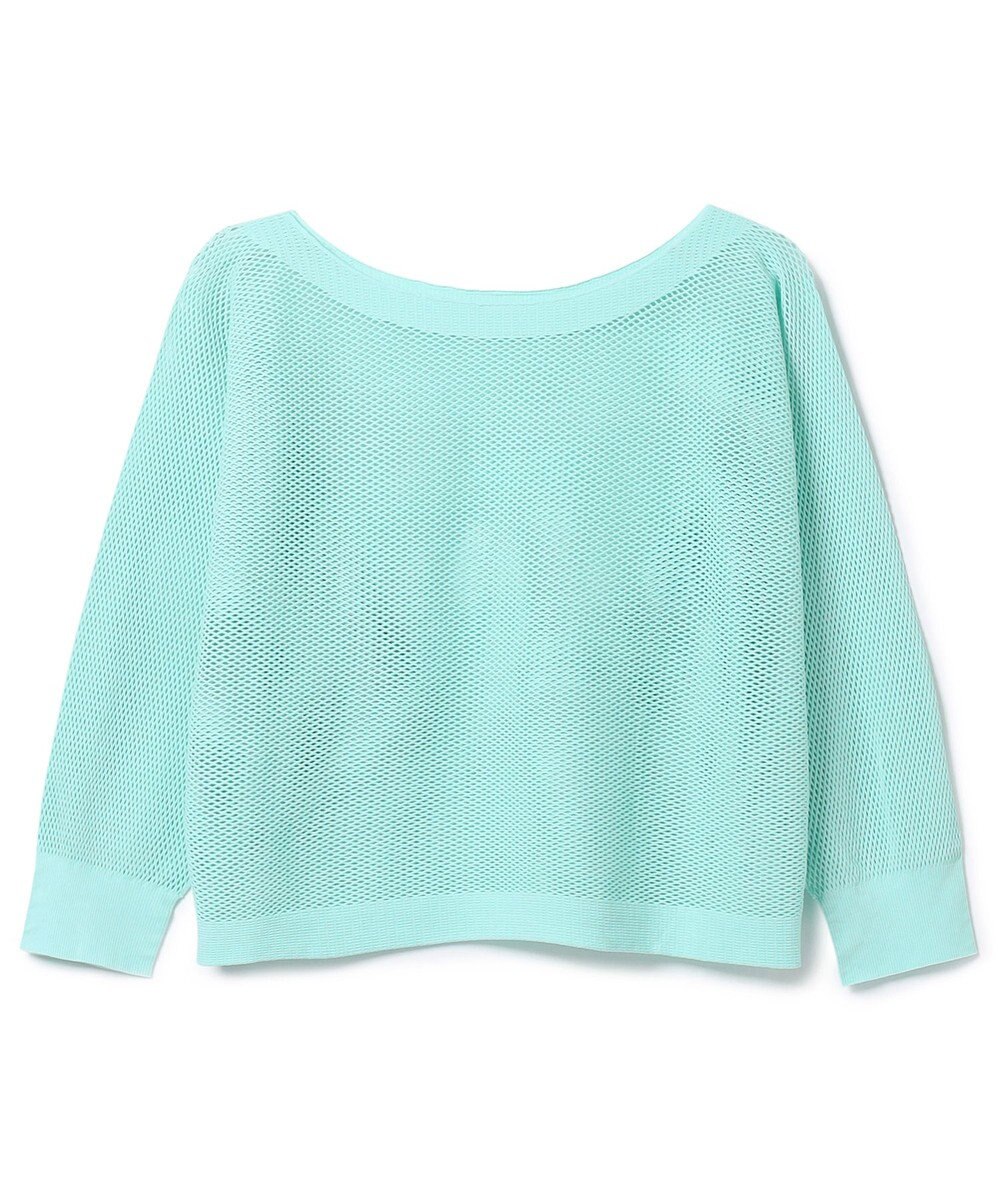 Chacott 【ノーソーイングニット】7分袖メッシュニットTシャツ 