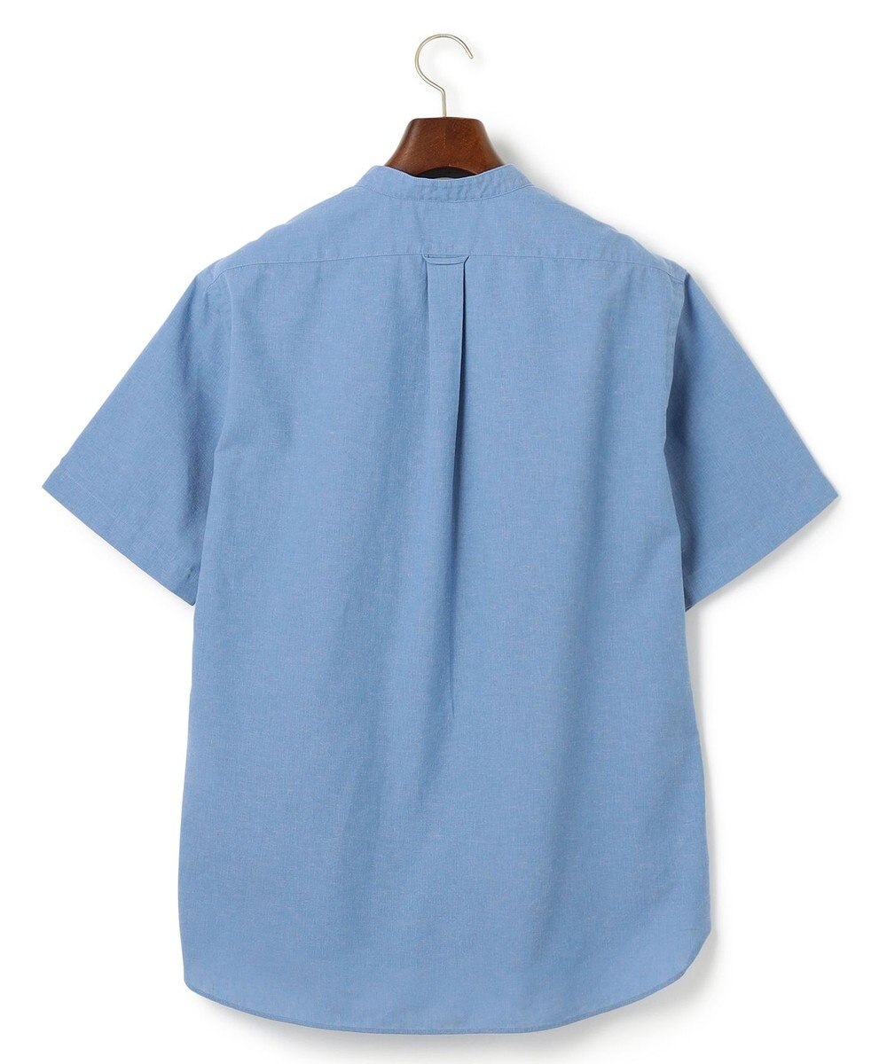 J.PRESS MEN 【HYBRID LINEN】 バンドカラーシャツ 