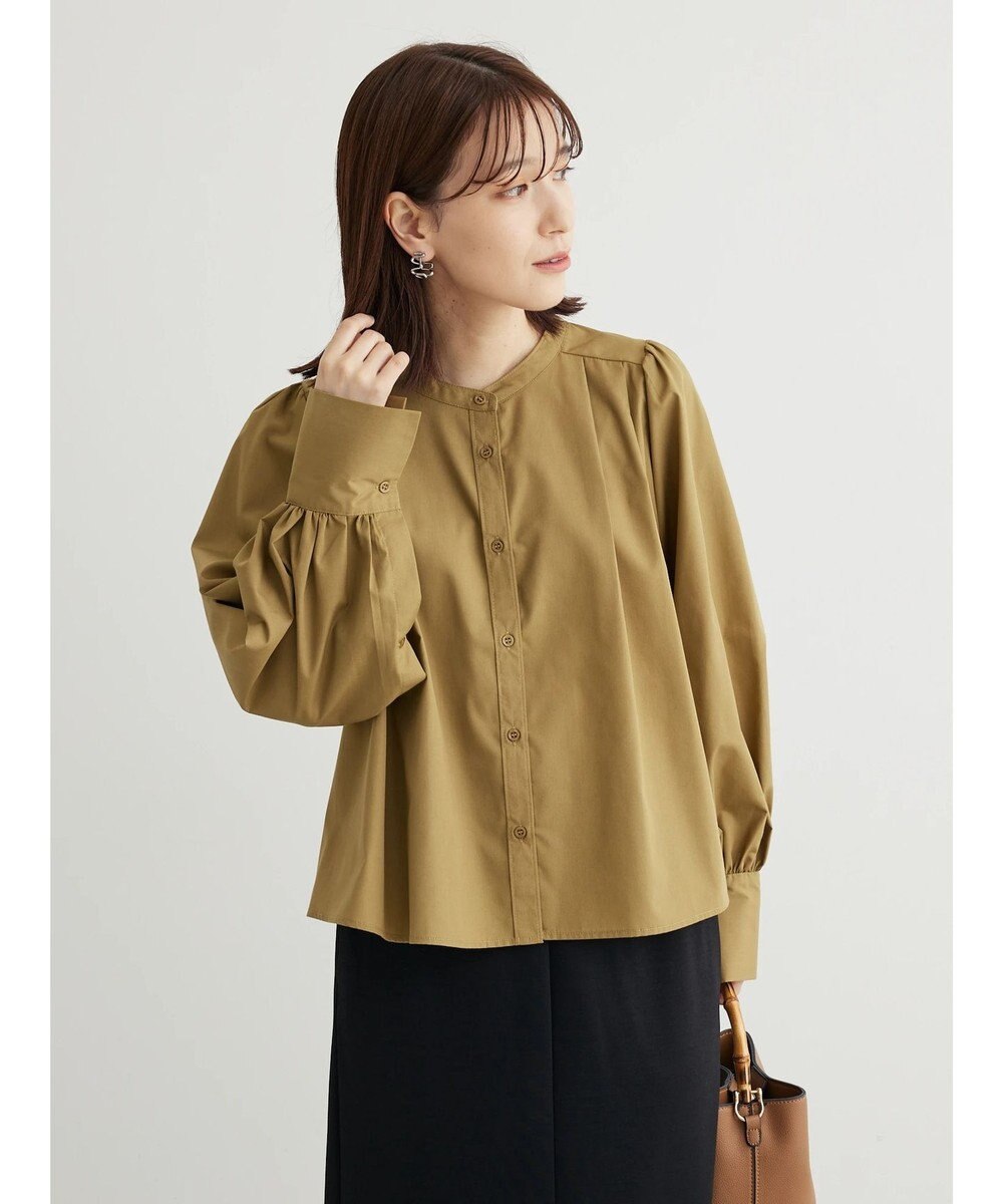 Green Parks タックブラウス 