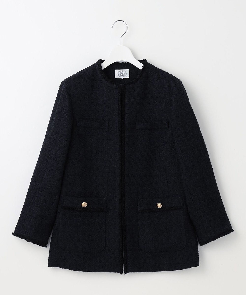 J.PRESS LADIES スラブヤーン ツイード ジャケット 