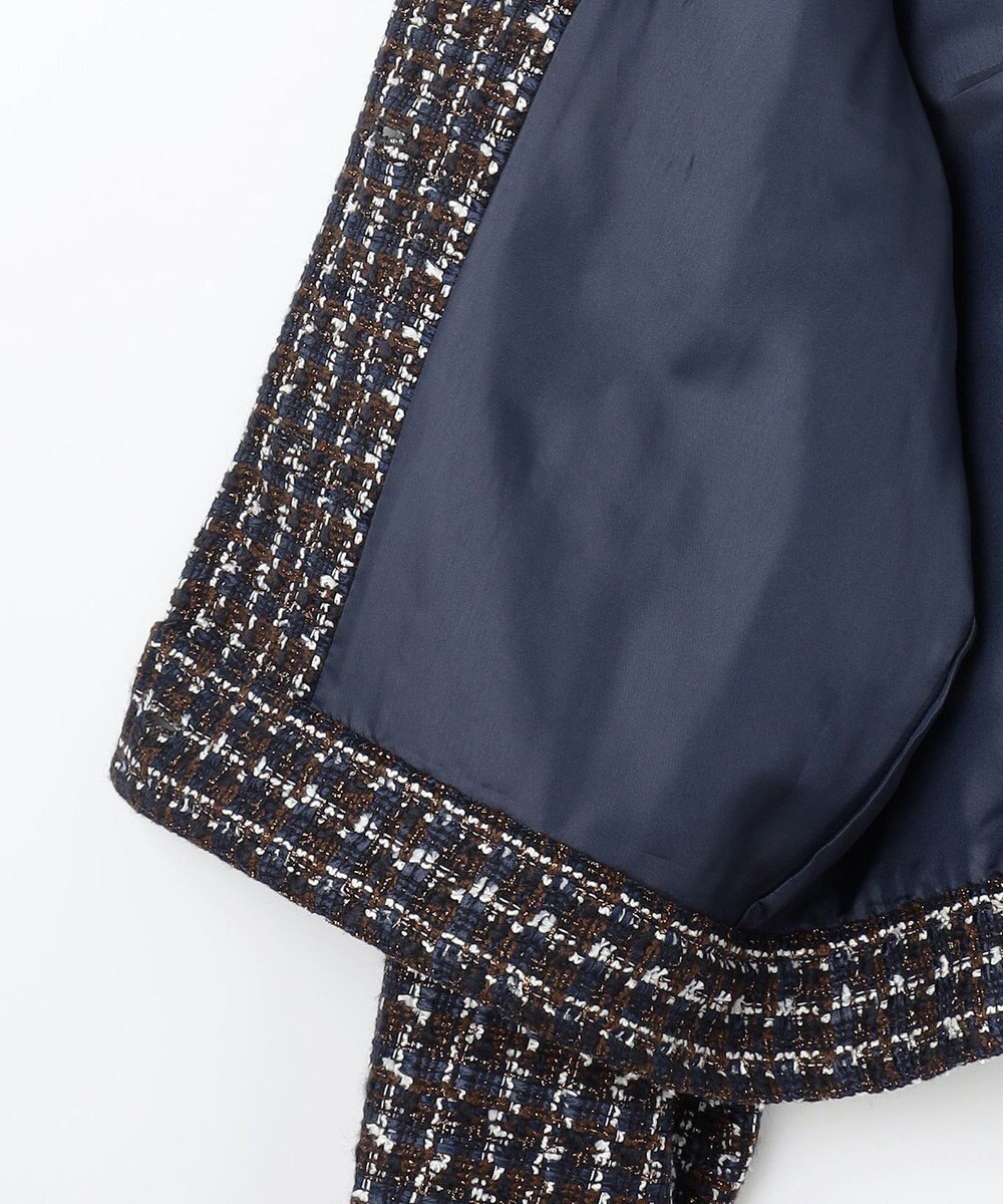 #Newans ツイードブルゾン 