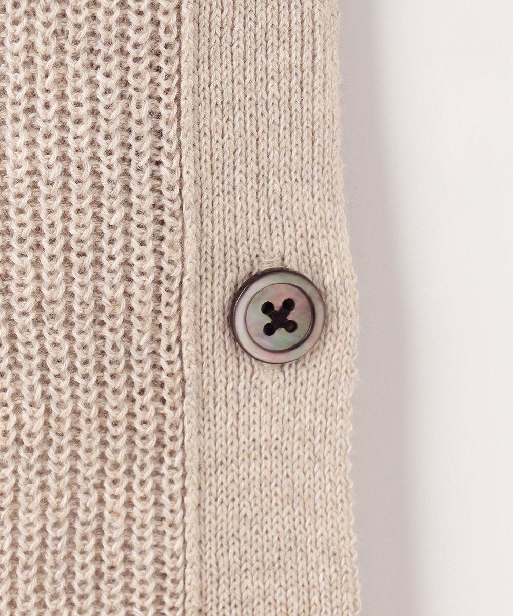 J.PRESS LADIES 【洗える】LINEN COTTON ニット ベスト 