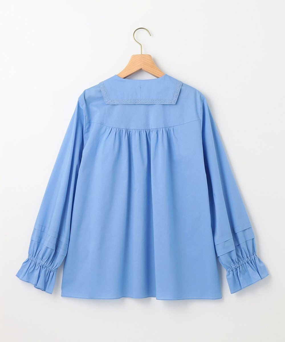 組曲 レースコンビセーラーカラー ブラウス 