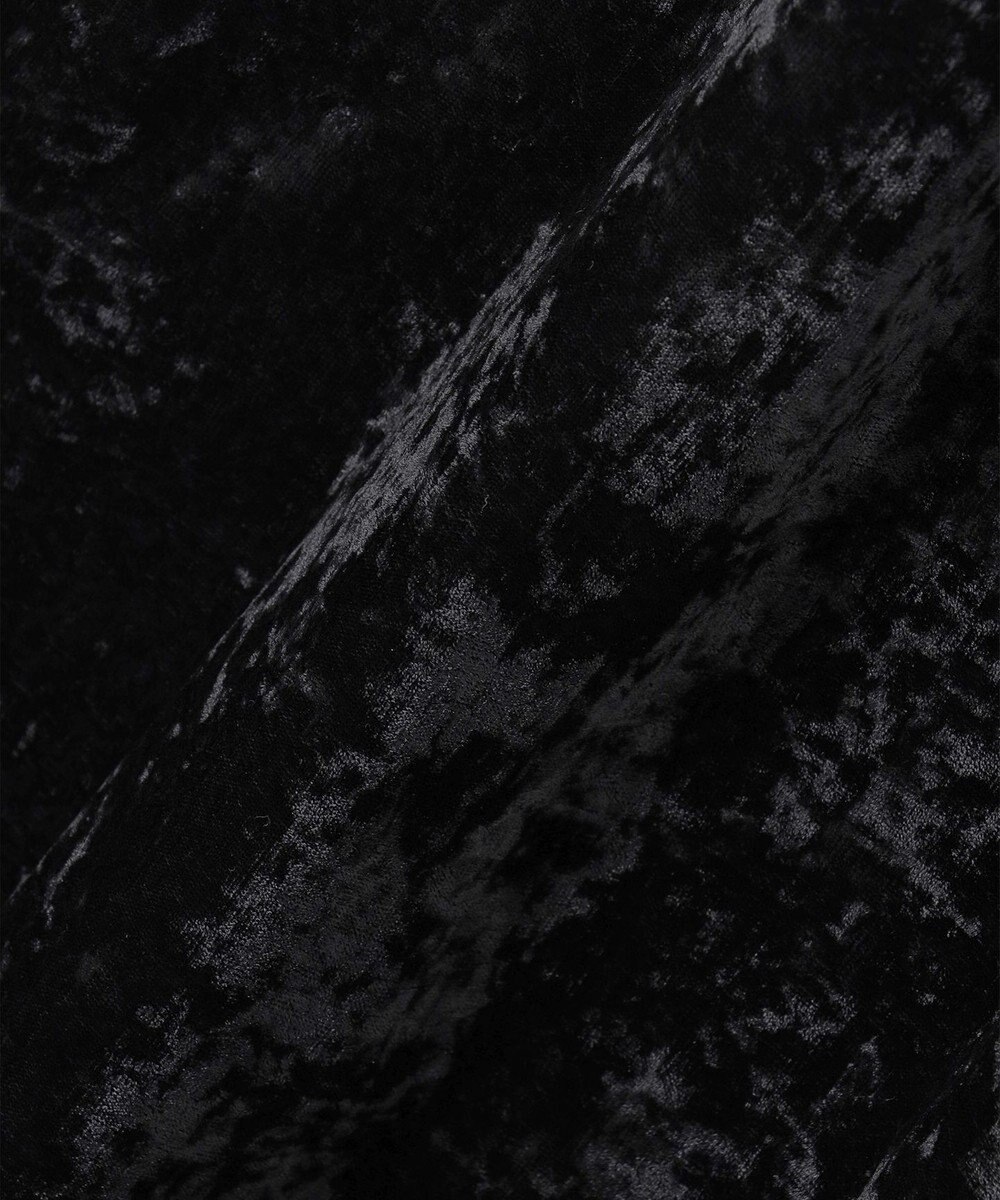 ICB L 【洗える】 シアーベルベット キャミソールワンピース 