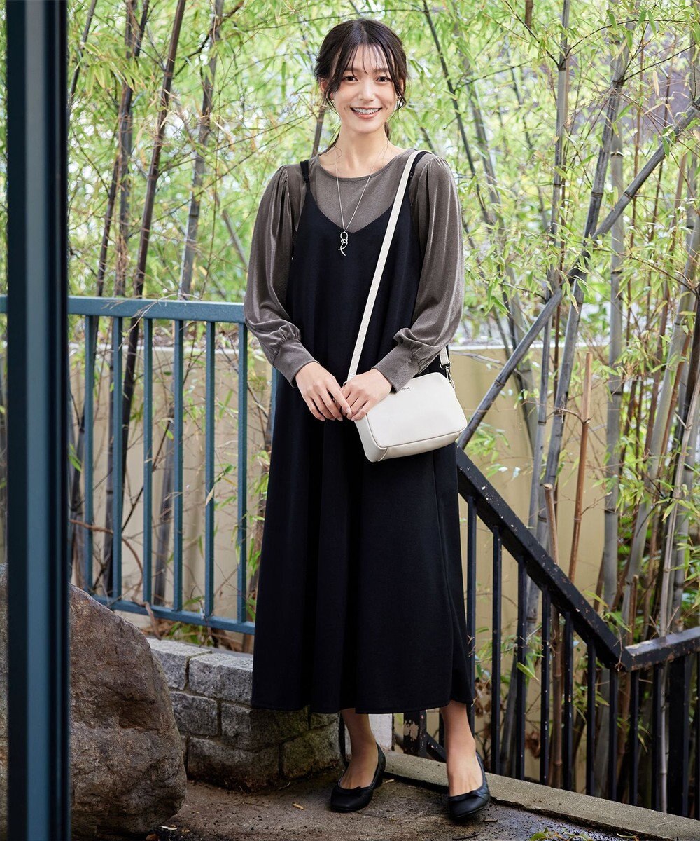 Tiaclasse 【洗える】ベロアチュールカットソートップス 