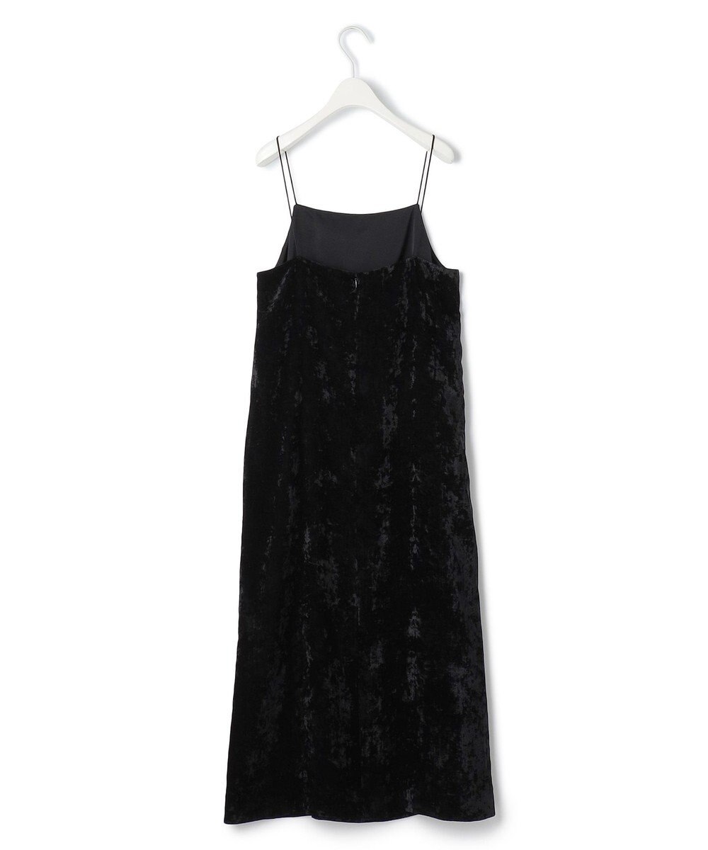 ICB 【洗える】 シアーベルベット キャミソールワンピース 