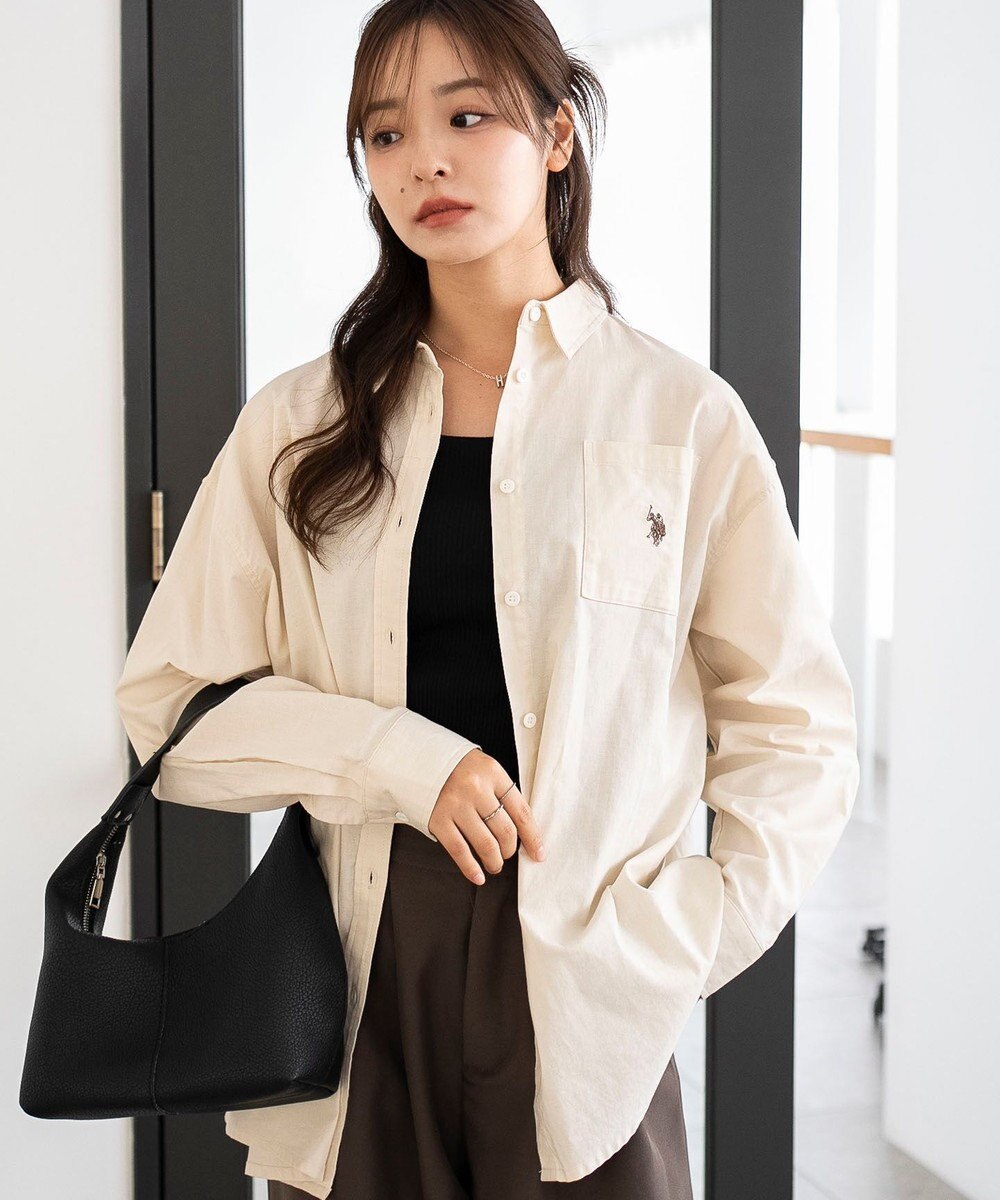 WEGO 【25年秋新色登場★】U.S. POLO ASSN.別注ロングスリーブシャツ 