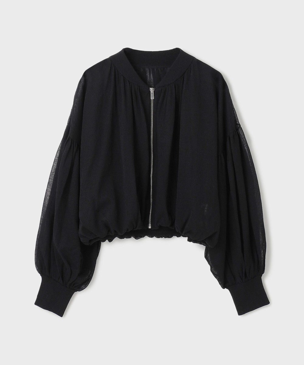 GRACE CONTINENTAL シアーニットバルーンジャケット 