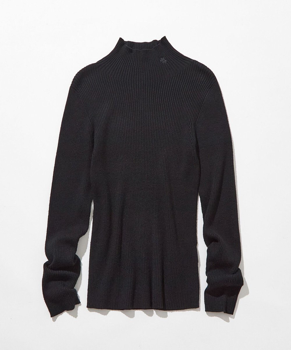 組曲 ホールガーメント ハイネックニット 