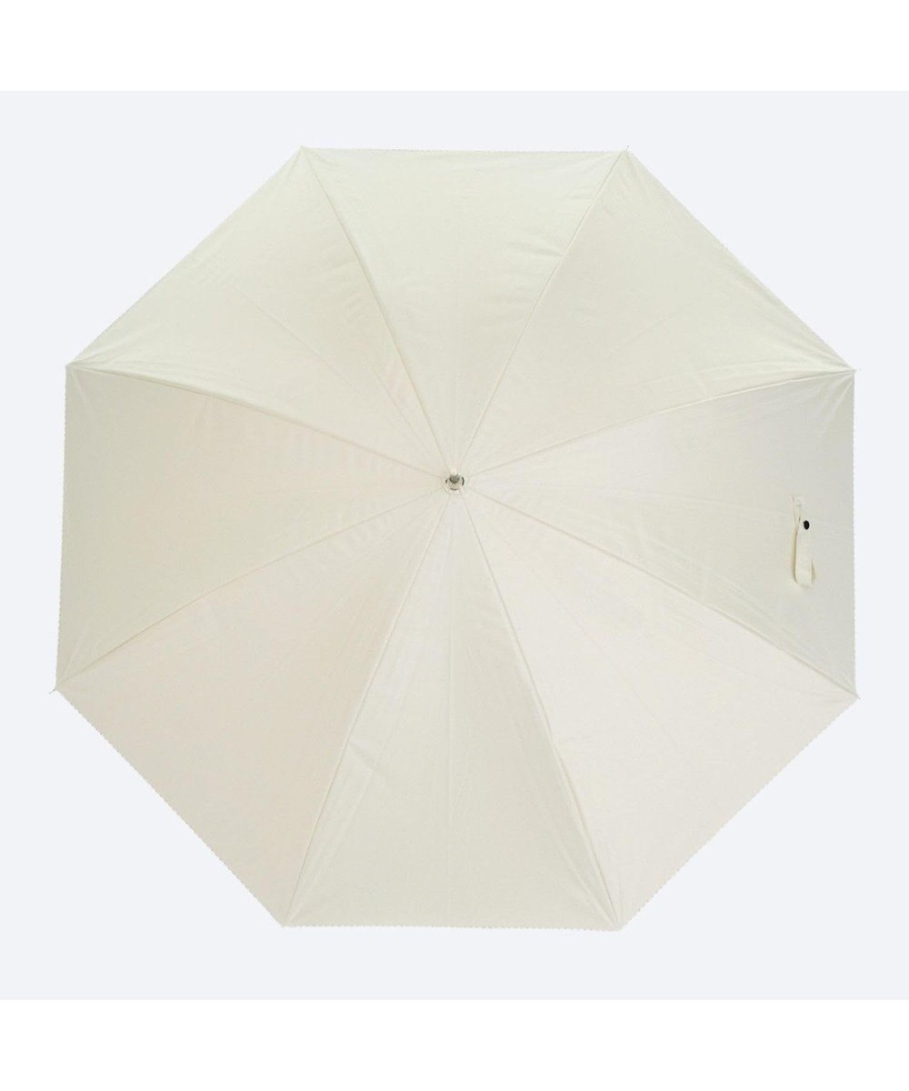 MOONBAT 晴雨兼用日傘 長傘 無地×シングルピコ刺繍／遮光 遮熱 UV 