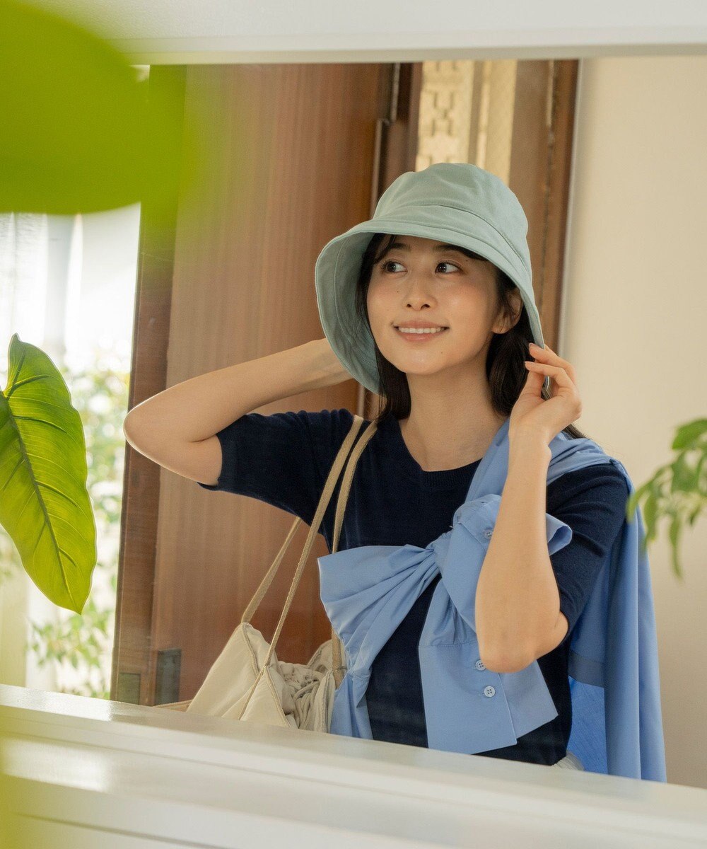 MOONBAT 【一級遮光/UVカット】UVラフィネハット（つばの広さノーマル）速乾/接触冷感/手洗いOK/サイズ調整可能/抗菌防臭加工 