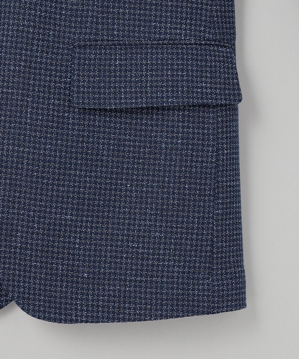 GOTAIRIKU 【尾州】ストレッチメッシュジャケット_千鳥格子柄 