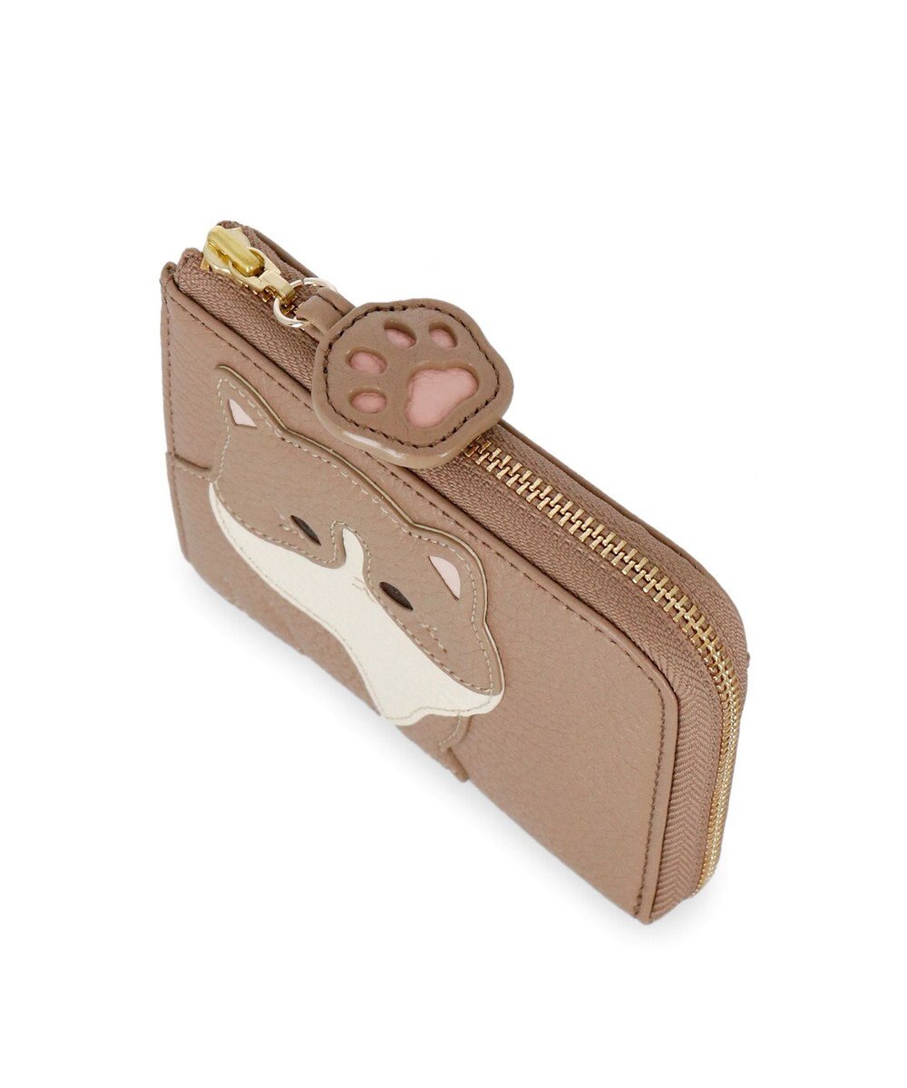 IBIZA アニマーダ　牛革　L字ファスナー財布(ネコ) 