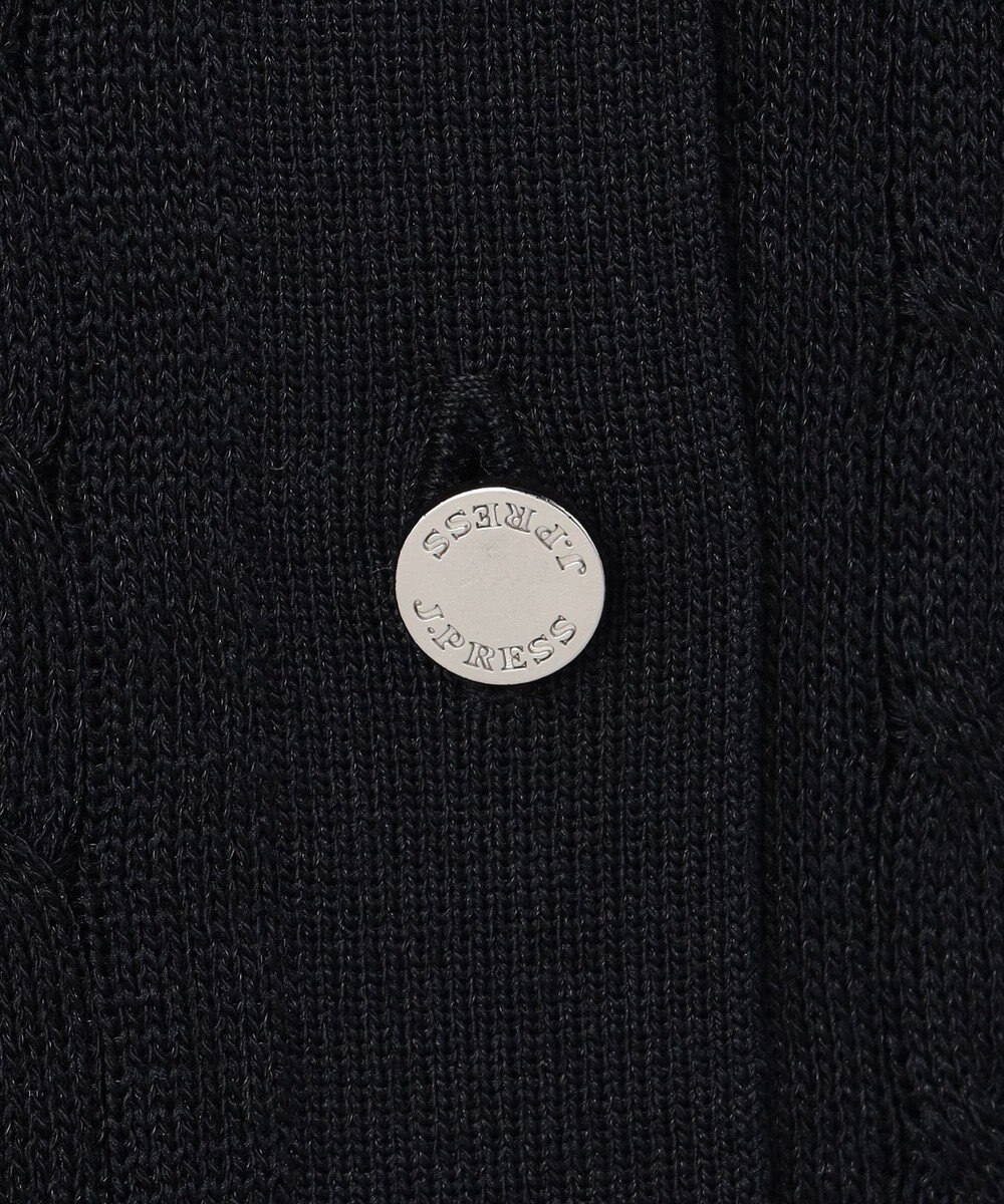 J.PRESS LADIES Vis/Peスパーク クルーネック カーディガン 