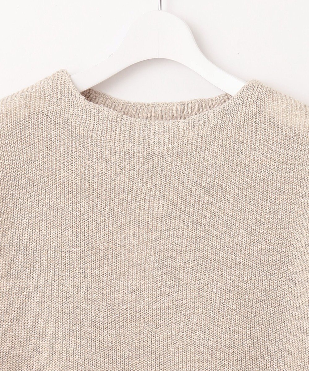 J.PRESS LADIES 【洗える】LINEN COTTON ニット ベスト 