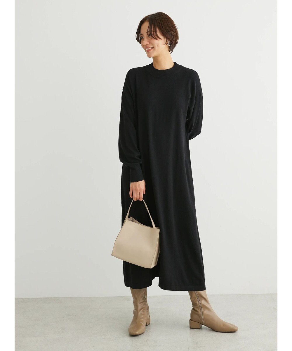 Green Parks もちやわ　ハイゲージニットワンピース 