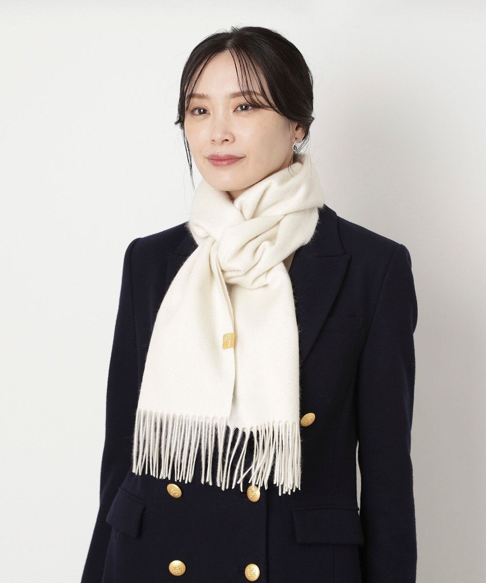 MOONBAT WEB限定【洗える】ミエル (miel) カシミヤ100％ プレーンマフラー 